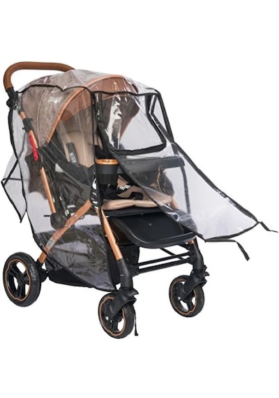 Tommy Baby Fermuarlı Yağmurluk Şeffaf