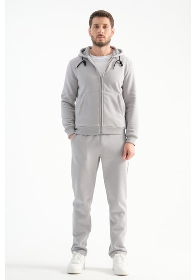 Shooter Sportswear Shooter Erkek Kışlık Eşofman Takımı Thermosoft Teknolojisi İçi Kuzu Görünümlü Regular Kalıp Minimal Logo Kapüşonlu Açık Gri Shooter Sportswear Shooter Erkek Kışlık Eşofman Takımı Thermosoft Teknolojisi İçi Kuzu Görünümlü Regular Kalıp Minimal Logo Kapüşonlu Açık Gri