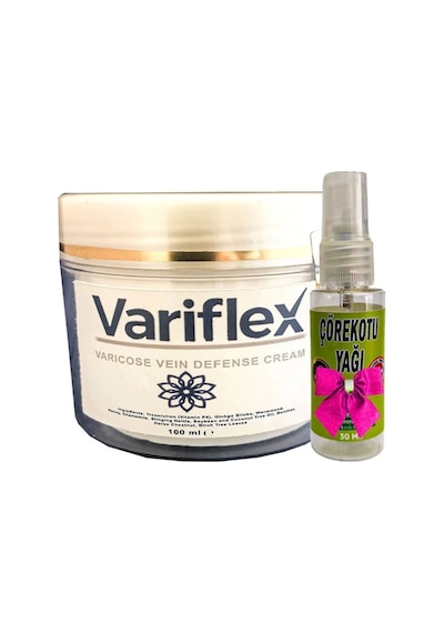 Variflex Krem Bacak Bakımı 100 Ml Waris Kremi+ Hediye 30 Ml Çörek Otu Yağı