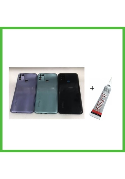 Vaveni İnfinix Hot 11 Play Arka Batarya Pil Kapağı Yeşil Arz