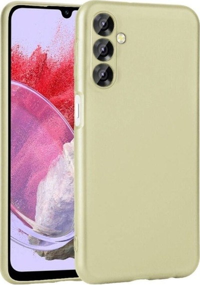 Galaxy M34 5g Kılıf Zore Premier Silikon Kapak Gold