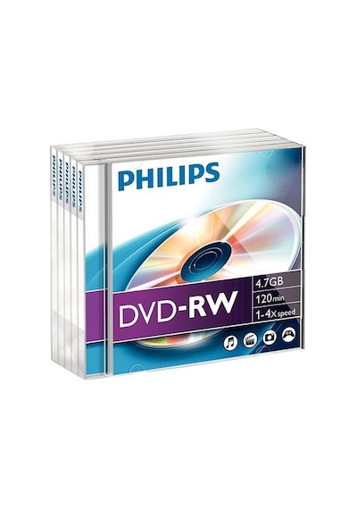 Phılıps 4.7gb 1200dk.4x Boş Dvd+rw