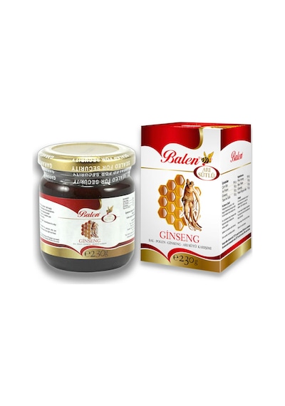 Balen Bal Polen Kırmızı Ginseng Arı Sütü Karışımı 230 Gr