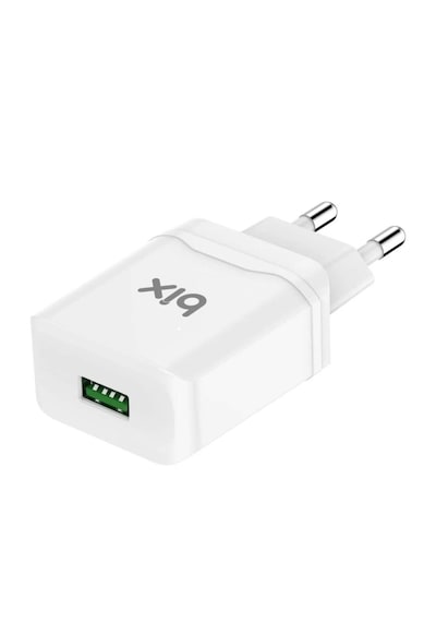 Bix 18w Qc 3.0 Hızlı Şarj Cihazı Ve Type-c Usb Kablo Beyaz