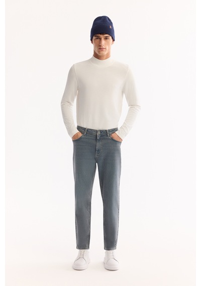 Avva Erkek Mavi Klasik Bel Pamuklu Eskitme Yıkamalı Roma Crop Slim Fit Jean Pantolon A52y3530 Avva Erkek Mavi Klasik Bel Pamuklu Eskitme Yıkamalı Roma Crop Slim Fit Jean Pantolon A52y3530