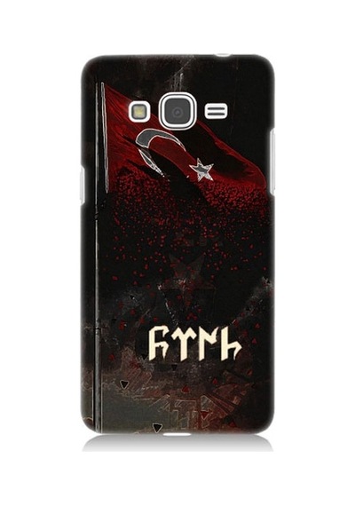 Samsung Galaxy Grand Prime Uyumlu Bayrak Ve Türk Desenli Silikon Kılıf