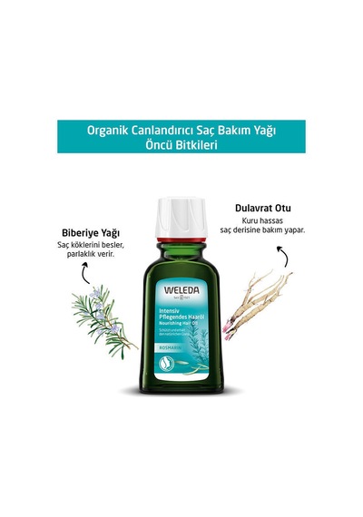 Weleda Organik Besleyici Saç Bakım Yağı 50 Ml