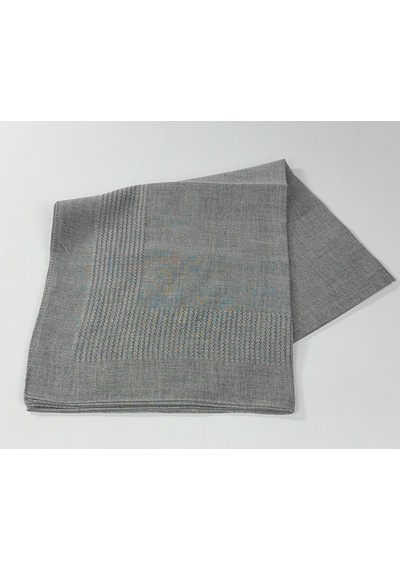 Miray Pano Pamuk Eşarp - 95 X 95 - 0622 Platin Gri