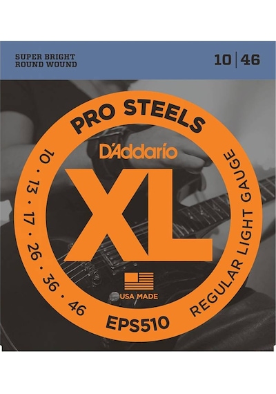 D'addario Pro Steels Eps510 Elektro Gitar Teli 010-046
