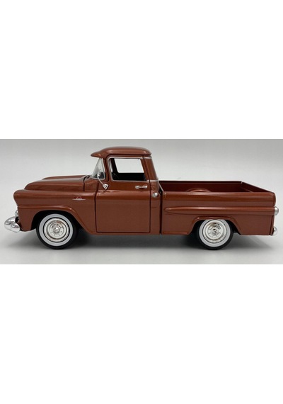 Motor Max Koleksiyon 1 / 24 Ölçek 1958 Gmc 100 Pickup Model Metal Araba Kırmızı