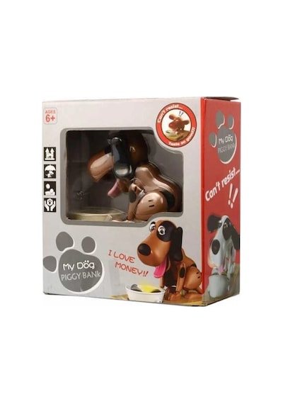 Sunup Sn-14320 Sensörlü Para Yiyen Köpek Model Bozuk Para Kumbarası