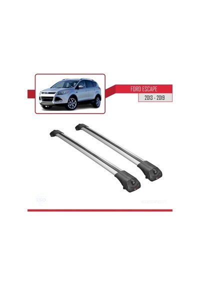 Ford Escape 2013-2019 Arası İle Uyumlu Ace-1 Ara Atkı Tavan Barı Gri