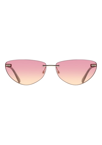 Calvin Klein Jeans Ckj 25208s 727 63 Kadın Cat Eye Degrade Gold Metal Güneş Gözlüğü Altın