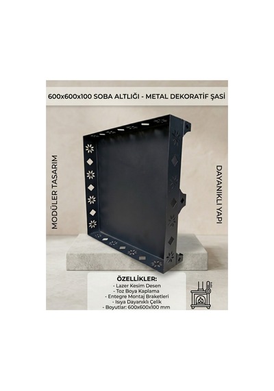 Soba Altlığı 60 Cm X 60 Cm X 10 Cm