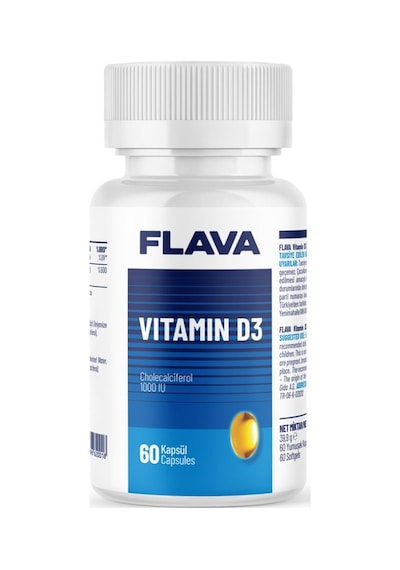 Vitamin D3 - 60 Kapsül