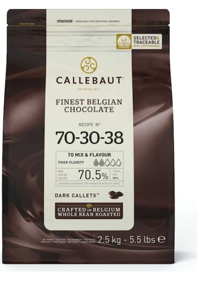Callebaut 70-30-38 Extra 2,5 Kg Bitter Drop Çikolata