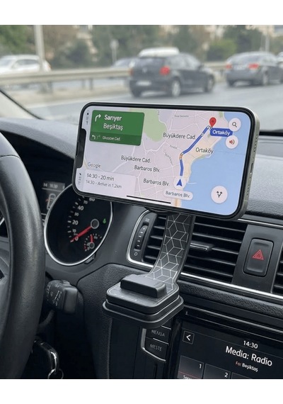 Dashboard Manyetik Telefon Tutucu Ayarlanabilir Telefon Standı Standart 96183215