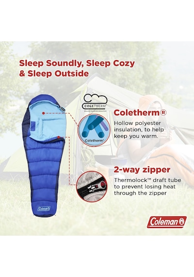 Coleman Fision 100 Hafif, İzalasyonlu, Yüksek Kaliteli -8 Uyku Tu Çok Renkli