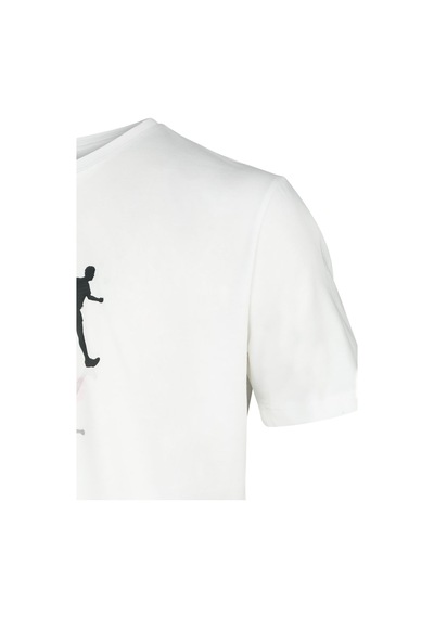 As Alex Baskılı Erkek Sıfır Yaka T-shirt Beyaz