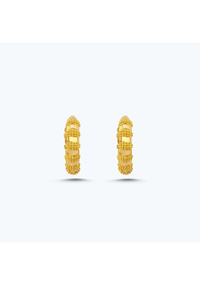 Altınbaş 22 Ayar Altın Halka Küpe Bkp0019-25649 Çok Renkli