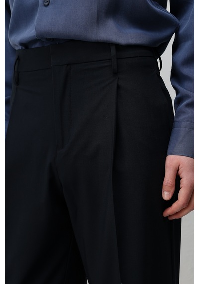 Antioch Relaxed Fit Pileli Erkek Pantolon Lacivert