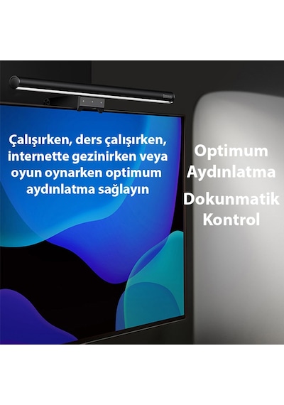 Baseus i-wok2 Series USB Asimetrik Çalışma Masası Göz Koruma Led