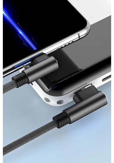 Büro Ev Ofis Cep Telefonu İçin Siyah 3mt 2.4a Usb To Apple Uyumlu iOS Data Şarj Kablosu