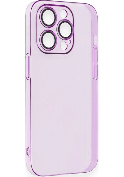 Newface Apple iPhone Uyumlu 13 Pro Max Kılıf Armada Lensli Kapak Glblseme - 99 - Mor
