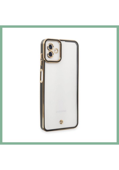 Bşkvirgo Samsung Galaxy A04 Uyumlu Kılıf Liva Lens Silikon - Siyah Bsk2026