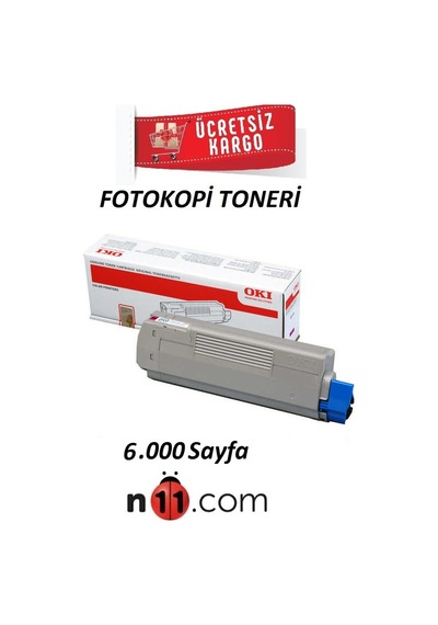 Oki C532-46490630 Yüksek Kapasiteli Kırmızı Toner