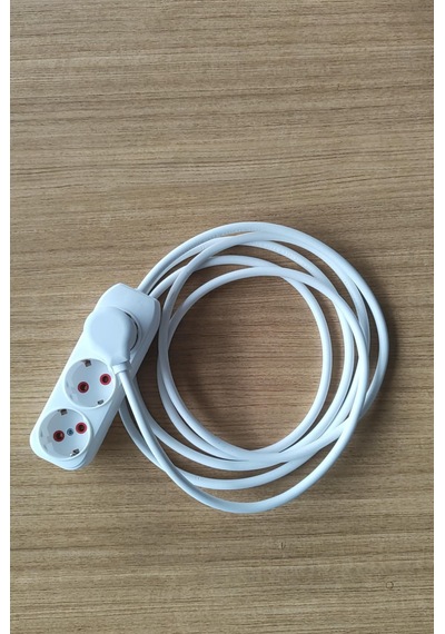 Fetih 3 Metre El Yapımı Seyyar Uzatma Kablosu 3x1.5 Mm² Usta Ellerden Evinize/işinize Gelen Kalite 3 M