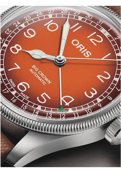 Oris Big Crown Oris X Cervo Volante 40.00 Mm Otomatik Saat 01 754 Turuncu