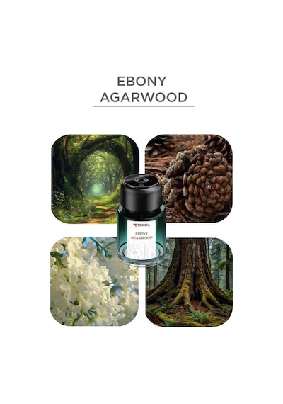 Torima Tcf-02 Araç İçi Aroma Difüzörü Lazerli Akıllı Sensör Şarjlı Ebony Agarwood Esanslı Araba Kokusu