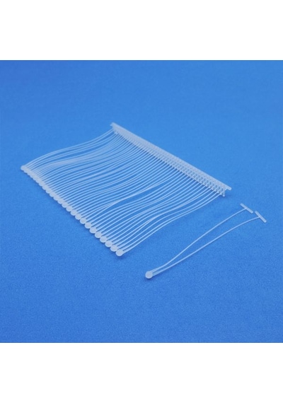 Fuyaku 65 Mm Double Pin Çiftli Kılçık Etiketleme Plastiği Şeffaf 5.000 Adet