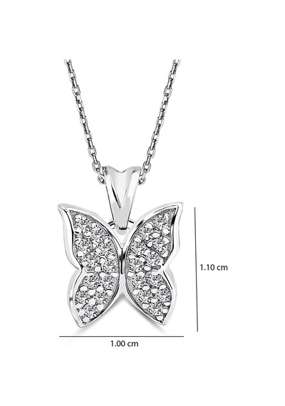 Kuyumcudukkani Kelebek Sembollu Mini Set -24038-w-w 15 Beyaz