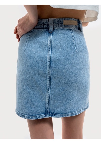 LOFT Regular Fit Kadın Etek Denim