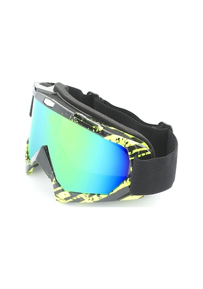 Esrada Kayak Gözlüğü Antifog Ventilli Uv Korumalı Güneş Kar Gözlük Aynalı Gökkuşağı Snowboard Glasses Sporu Yeşil