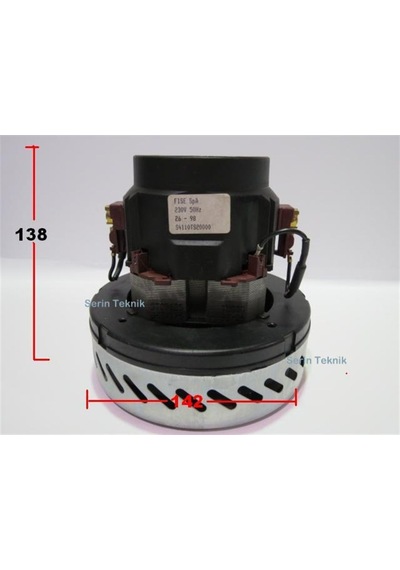 Fise Süpürge Motoru Italyan 220V Tek Fan