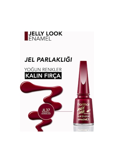 Flormar Oje - Jelly Look Nail Enamel Jl37 Marmelade 34000007-jl37