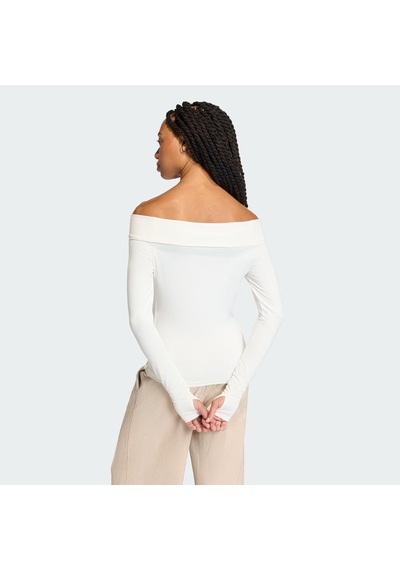 Adidas Off Shoulder Kadın Tişört C-adıkc8869b30a00 Beyaz