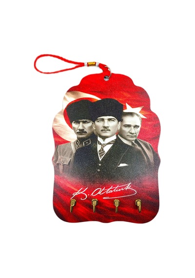 Ahşap Anahtarlık Ve Duvar Süsü Atatürk Temalı 17 X 23 33270961