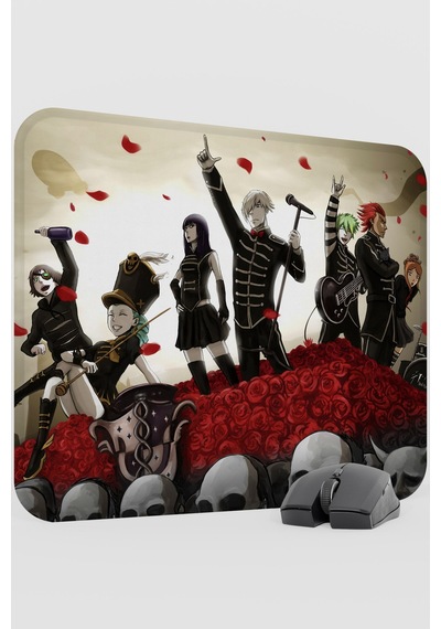 Death Parade Anime V1 - 48x40 Xl Gaming Kauçuk Kaymaz Taban Mouse Pad Fare Altlığı