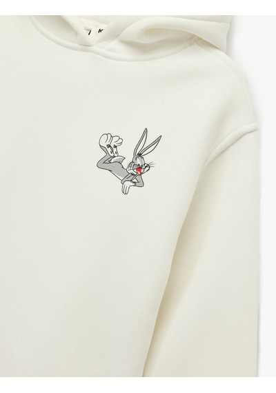 Koton Lisanslı Bugs Bunny Baskılı Uzun Kollu Kapşonlu Oversize Sweatshirt Ekru 6wkg10445ak Ekru Koton Lisanslı Bugs Bunny Baskılı Uzun Kollu Kapşonlu Oversize Sweatshirt Ekru 6wkg10445ak Ekru
