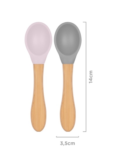 Mama Kaşığı 2'li - Misty Lilac / Powder Grey