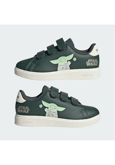 Adidas Advantage Mandalorıan Cf C Legıvy/owhıte/mısjad