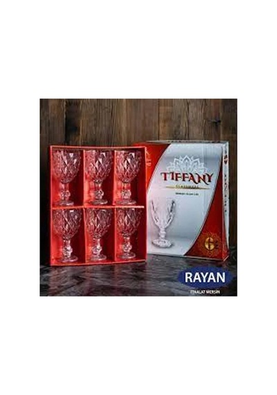 Hubrendy Tedarik Tiffany 6'lı Lüx Ayaklı Bardak Royaleks-82628 1