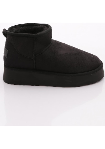 Pierre Cardin Benetton Bn-50167 Kadın Ugg Bot Siyah