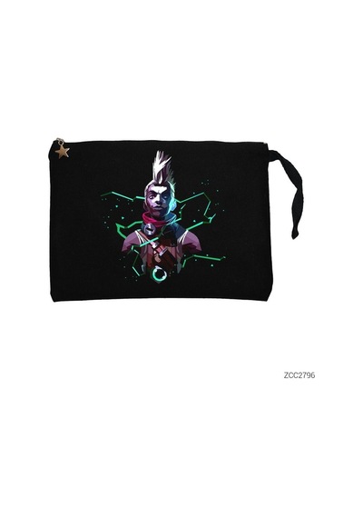Zepplin Giyim Lol Ekko Clutch Astarlı Cüzdan El Çantası