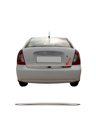 Hyundai Accent Era Krom Bagaj Alt Çıta Formlu Paslanmaz Çelik N11.2805