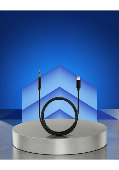 Lightning 3.5mm Aux Çevirici Kablo UczzzApple Uyumlu iPhoneaux-1 Diğer